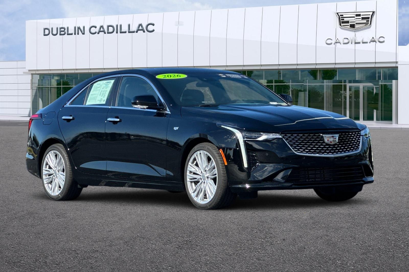 Black Raven 2026 Cadillac CT4 Premium Luxury RWD Sedan Rear-Wheel Drive 8-Speed Automatic