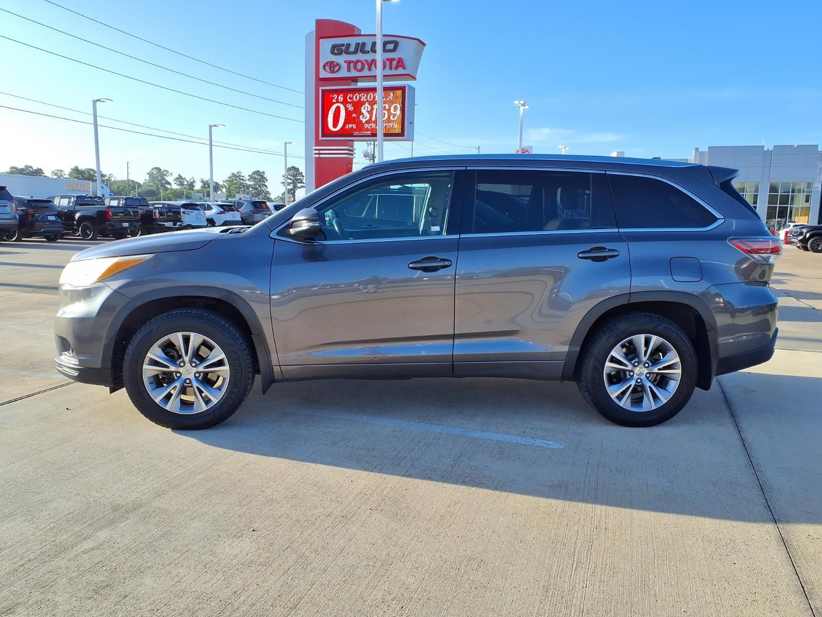 2015 Toyota Highlander XLE V6 Gray at DeMontrond Mazda