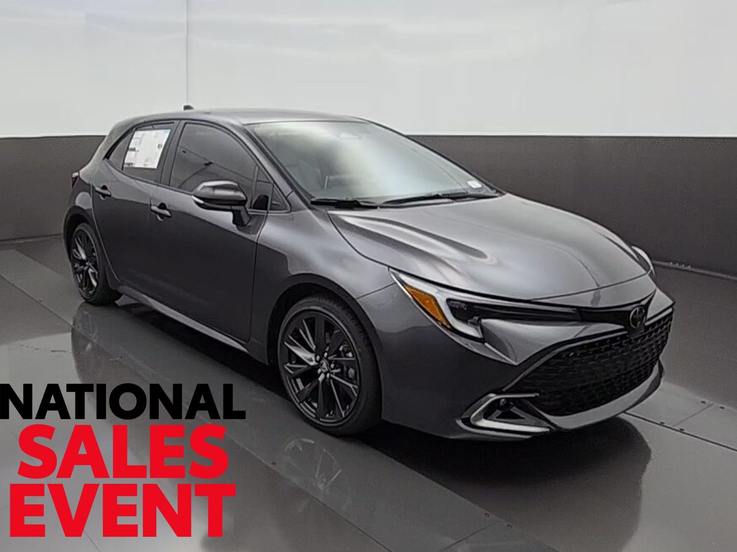 Midnight Black Metallic 2026 Toyota Corolla Hatchback Hatchback Front-Wheel Drive Continuously Variable Transmission