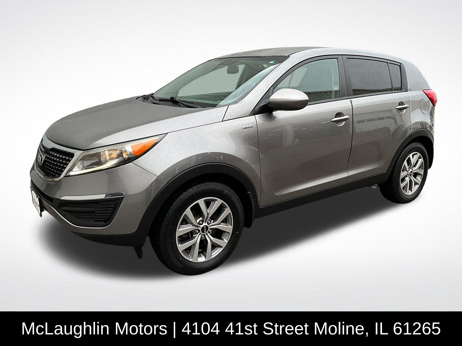 Mineral Silver 2015 Kia Sportage LX AWD SUV / Crossover All-Wheel Drive 6-Speed Automatic