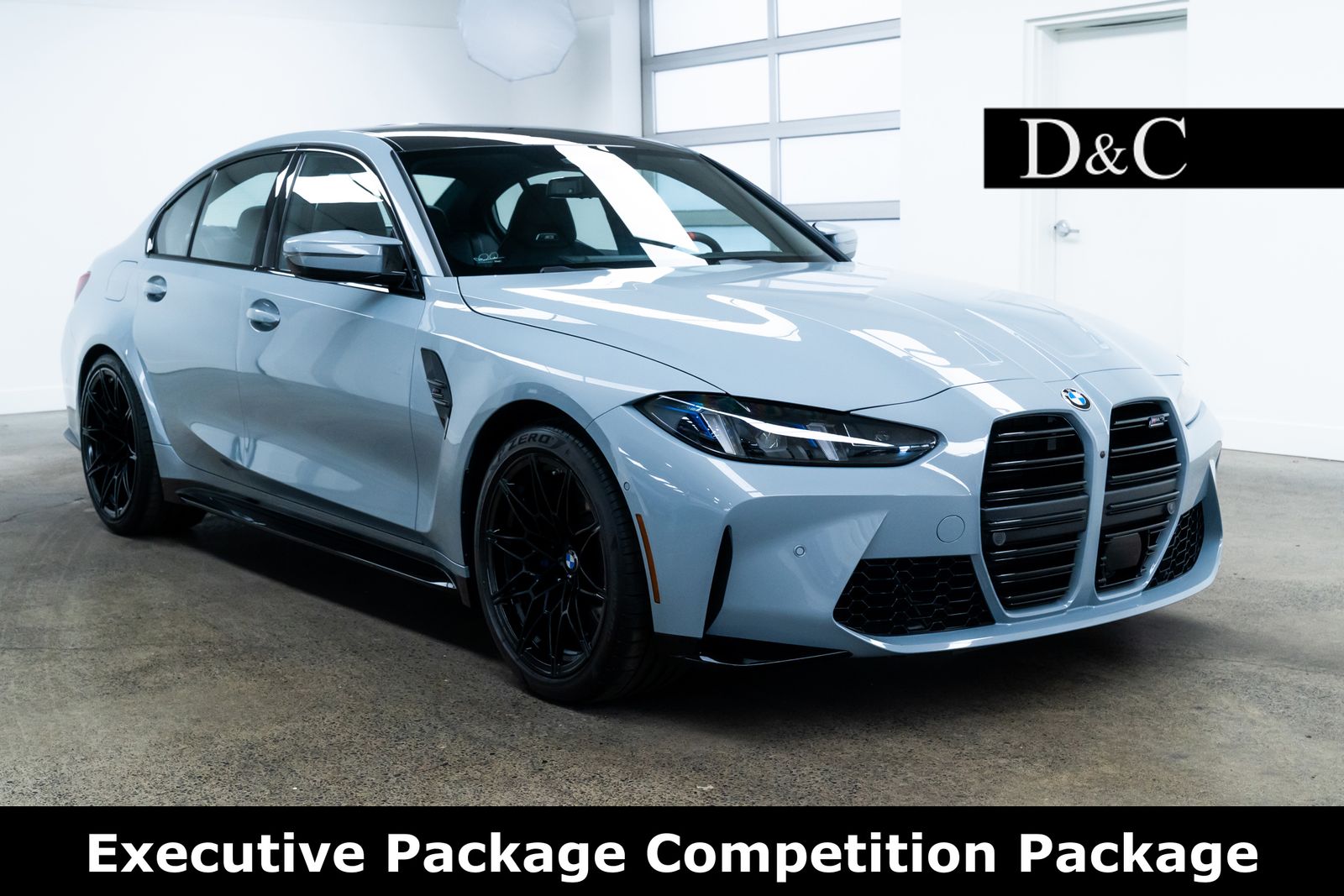 Gray (Brooklyn Grey Metallic) 2025 BMW M3 Competition xDrive Sedan All-Wheel Drive 8-Speed Automatic