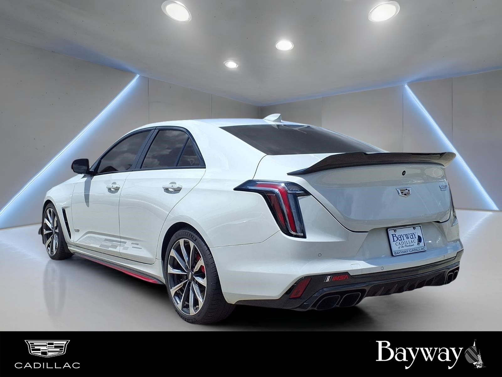 2023 Cadillac CT4 V-Series White at DeMontrond Automotive Group