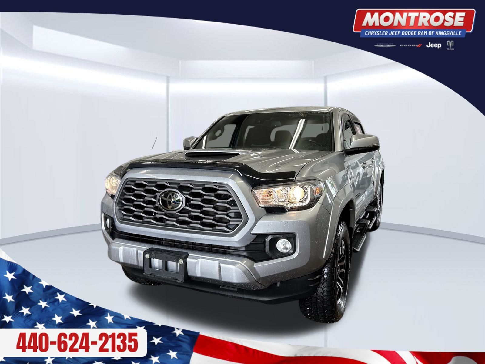 Celestial Silver Metallic 2022 Toyota Tacoma Pickup Truck Four-Wheel Drive 6-Speed Automatic