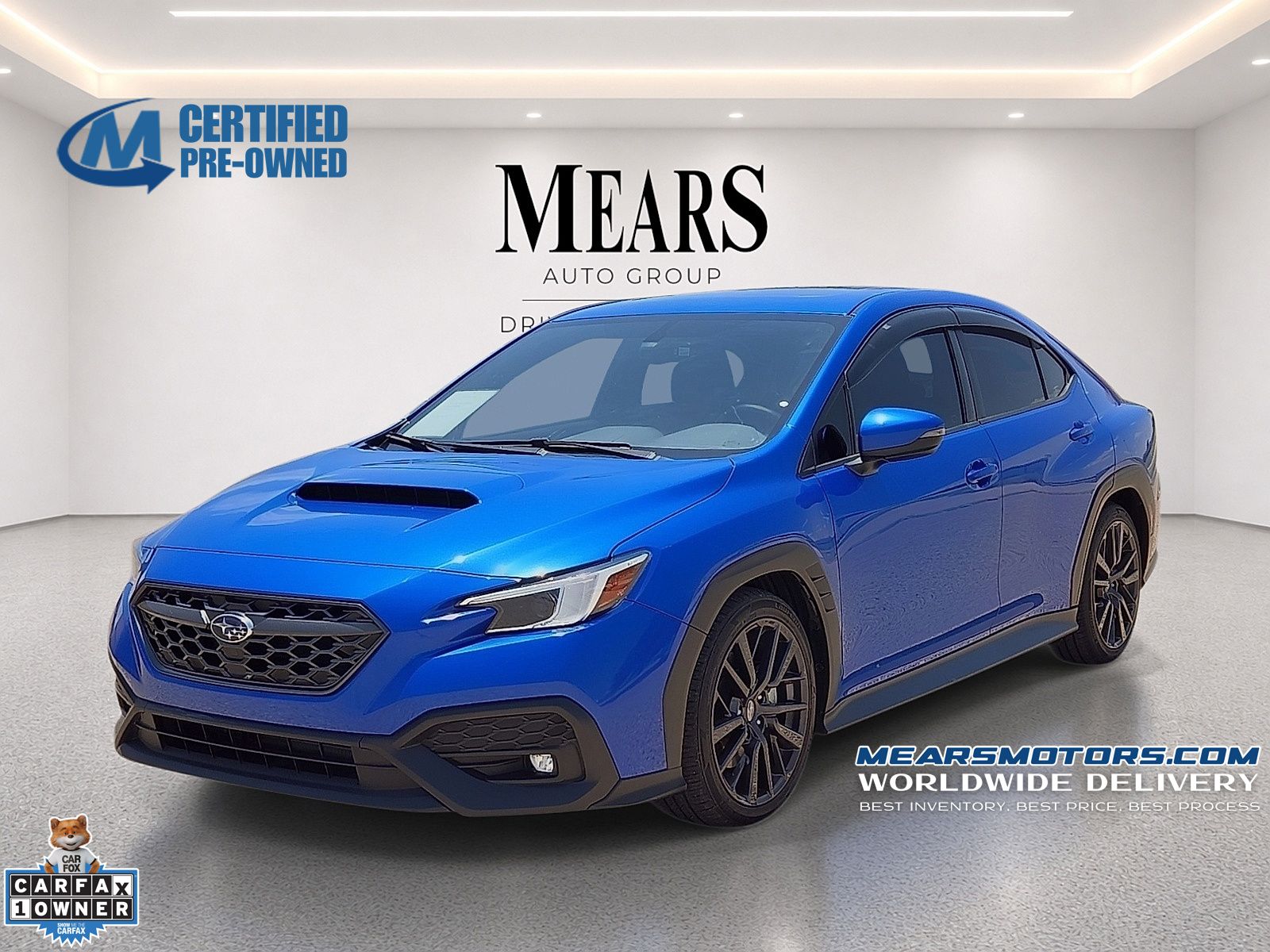 WR Blue Pearl 2023 Subaru WRX Sedan All-Wheel Drive 6-Speed Manual
