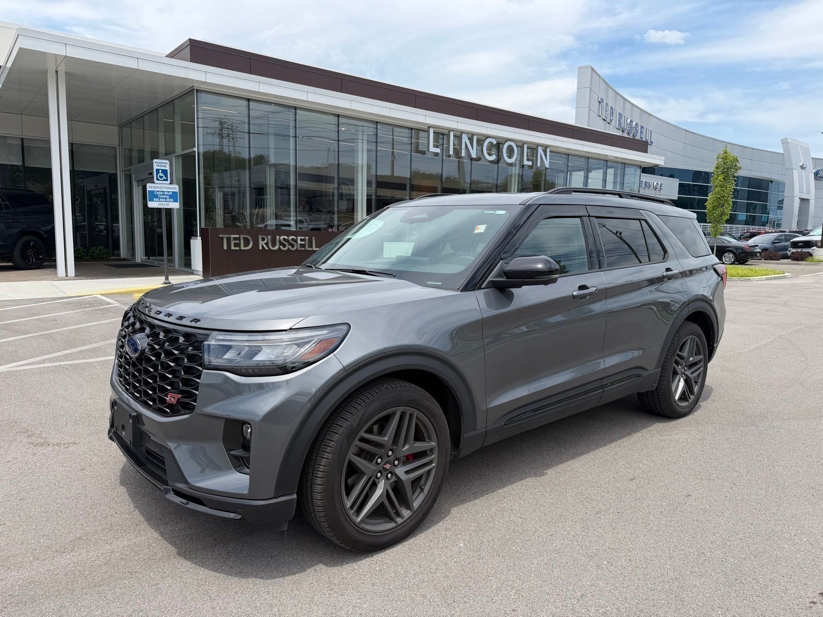 Gray Metallic 2025 Ford Explorer ST AWD SUV / Crossover All-Wheel Drive Automatic