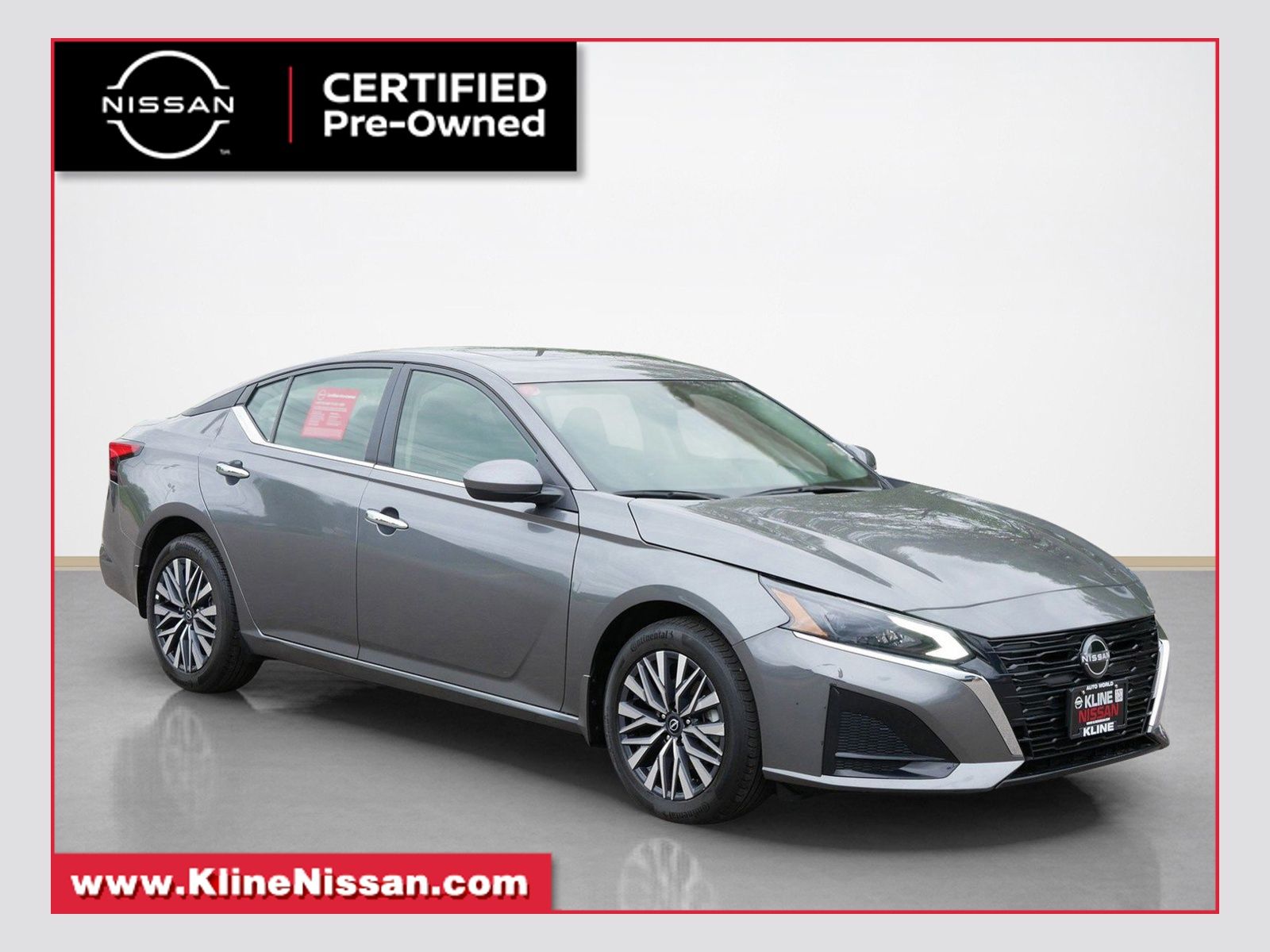 Gray (Gun Metallic) 2023 Nissan Altima 2.5 SV AWD Sedan All-Wheel Drive Continuously Variable Transmission