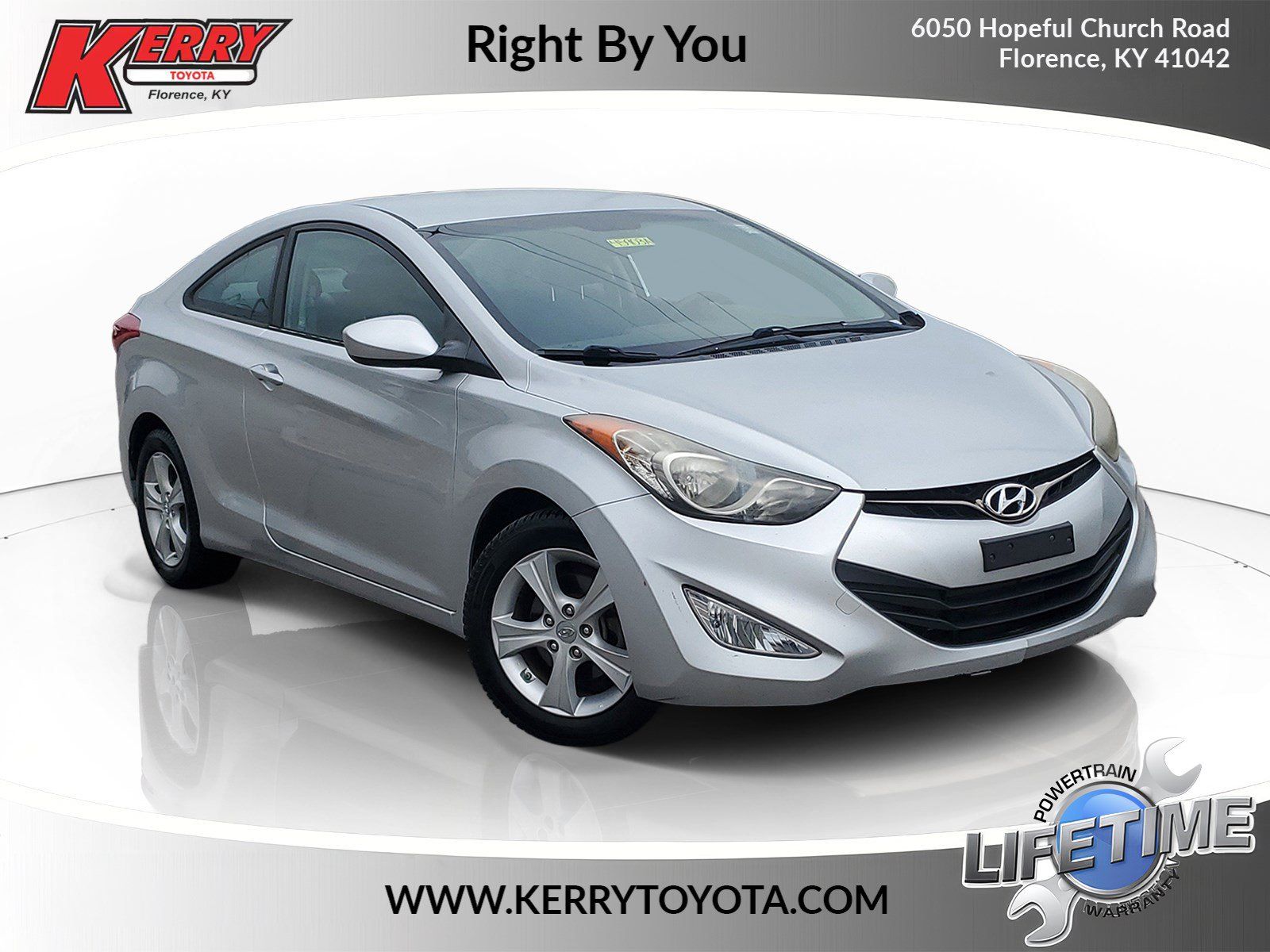 Shimmering Silver 2013 Hyundai Elantra Coupe GS FWD Coupe Front-Wheel Drive 6-Speed Manual