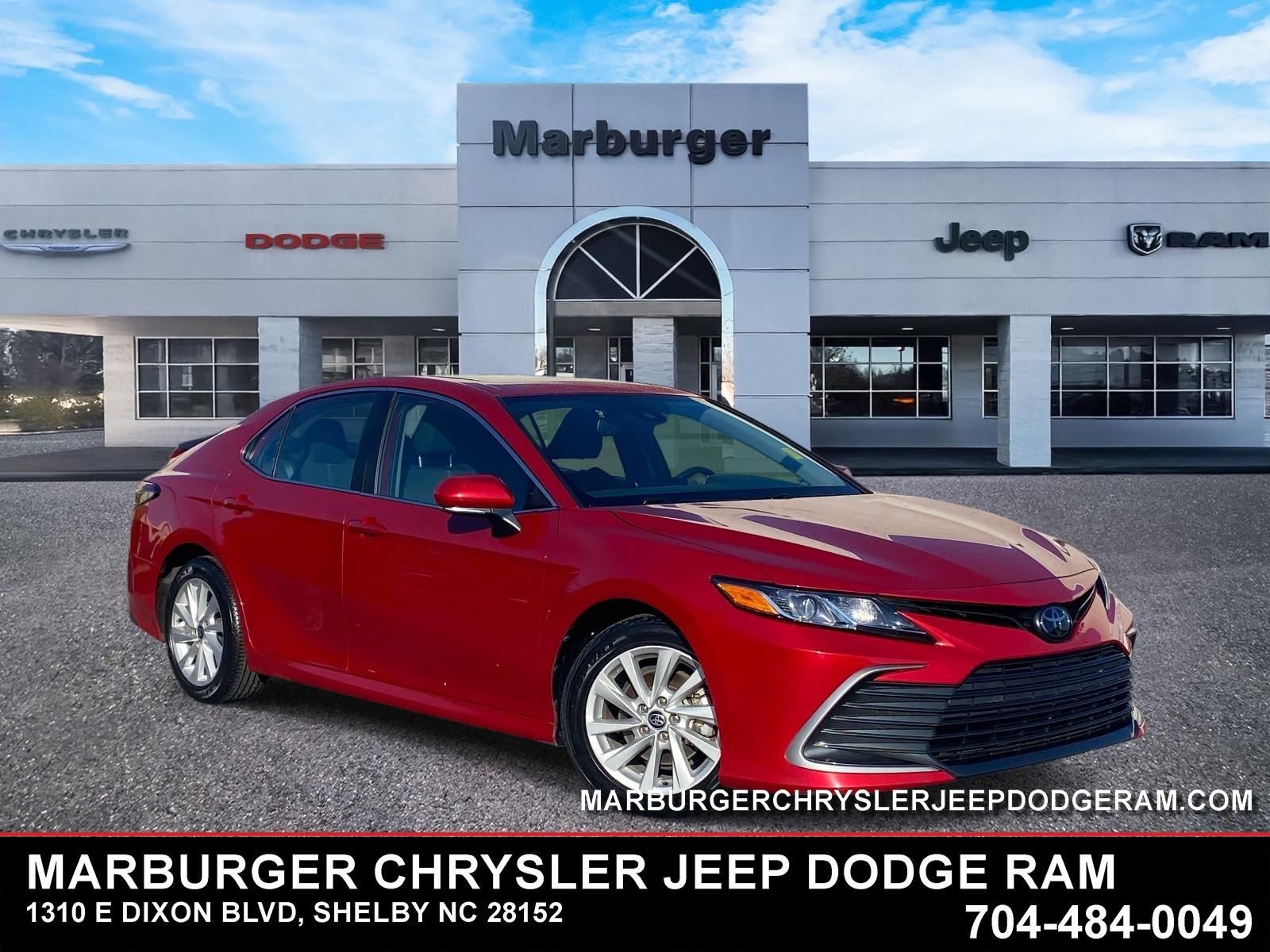 Red 2024 Toyota Camry Sedan Front-Wheel Drive 8-Speed Automatic