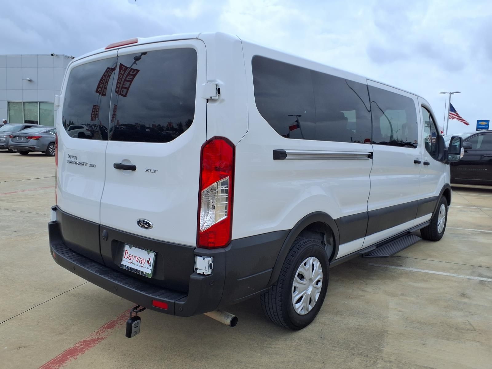 2023 Ford Transit-350 XLT White at North Houston Mitsubishi