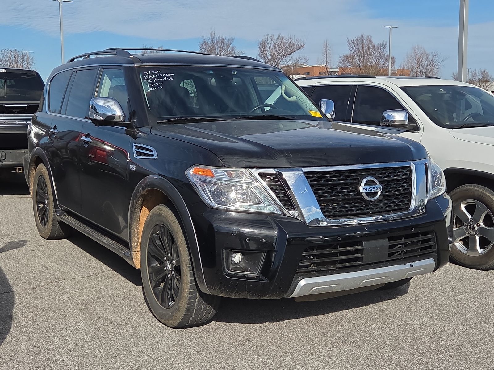 Super Black 2017 Nissan Armada Platinum 4WD SUV / Crossover Four-Wheel Drive 7-Speed Automatic
