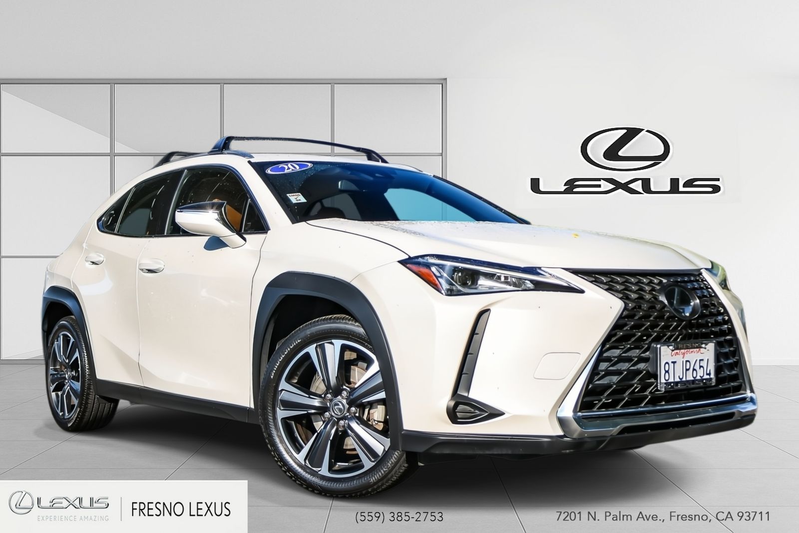 White 2020 Lexus UX 200 FWD SUV / Crossover Front-Wheel Drive Continuously Variable Transmission