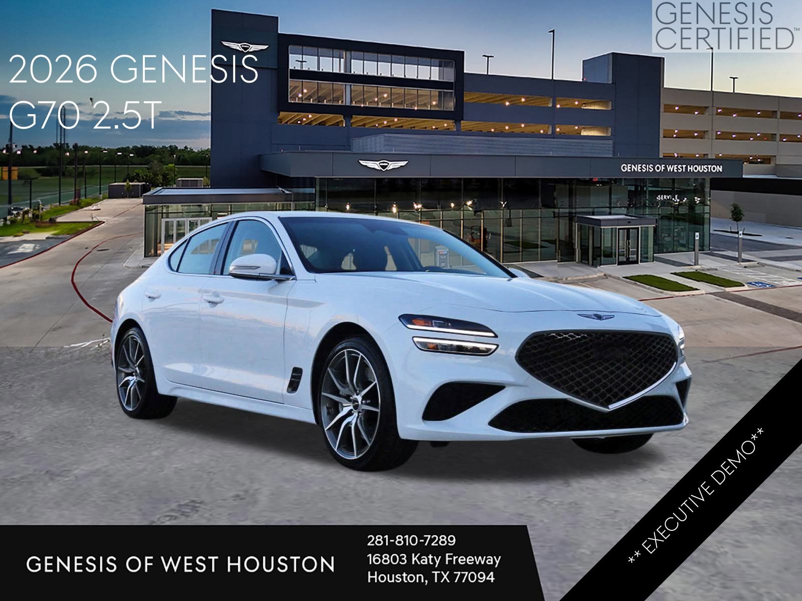 2026 Genesis G70 2.5T Standard RWD