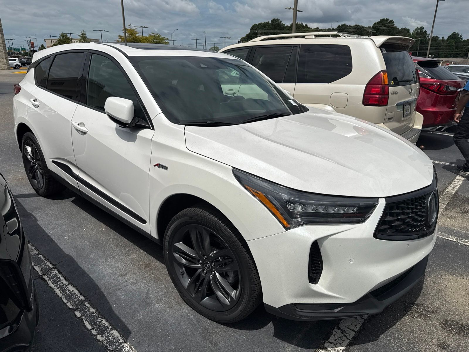 Platinum White Pearl 2023 Acura RDX SUV / Crossover Front-Wheel Drive Automatic