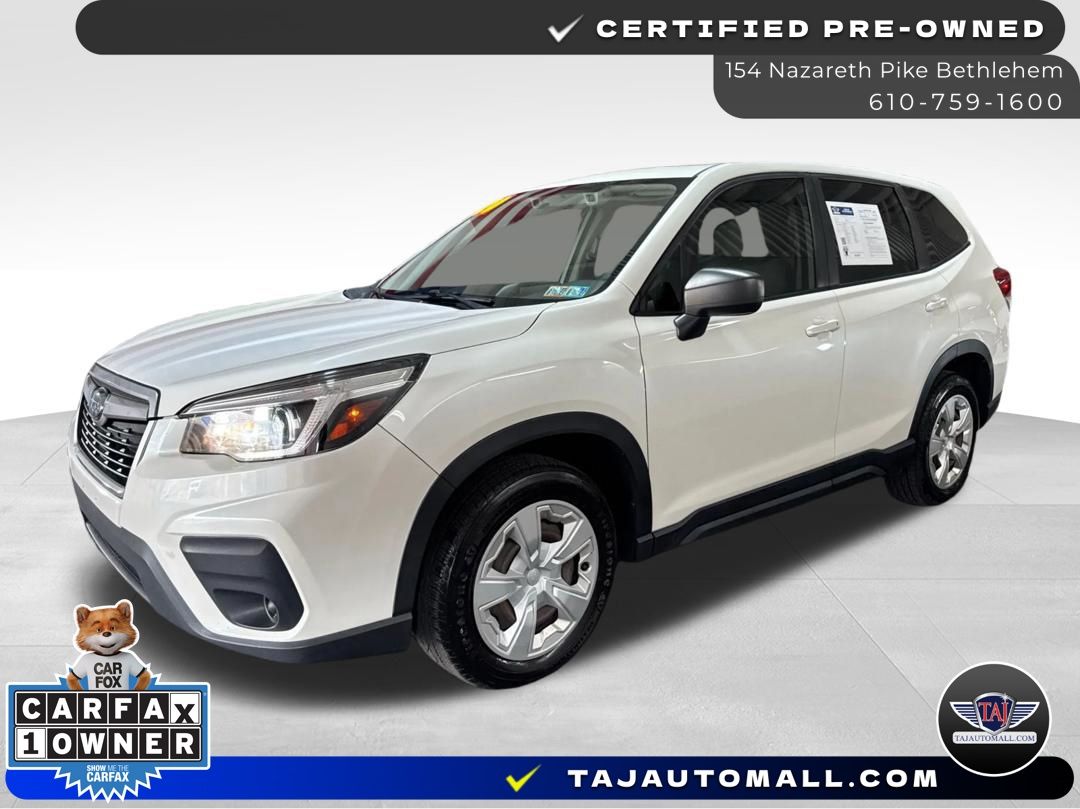 Crystal White Pearl 2020 Subaru Forester SUV / Crossover All-Wheel Drive Continuously Variable Transmission