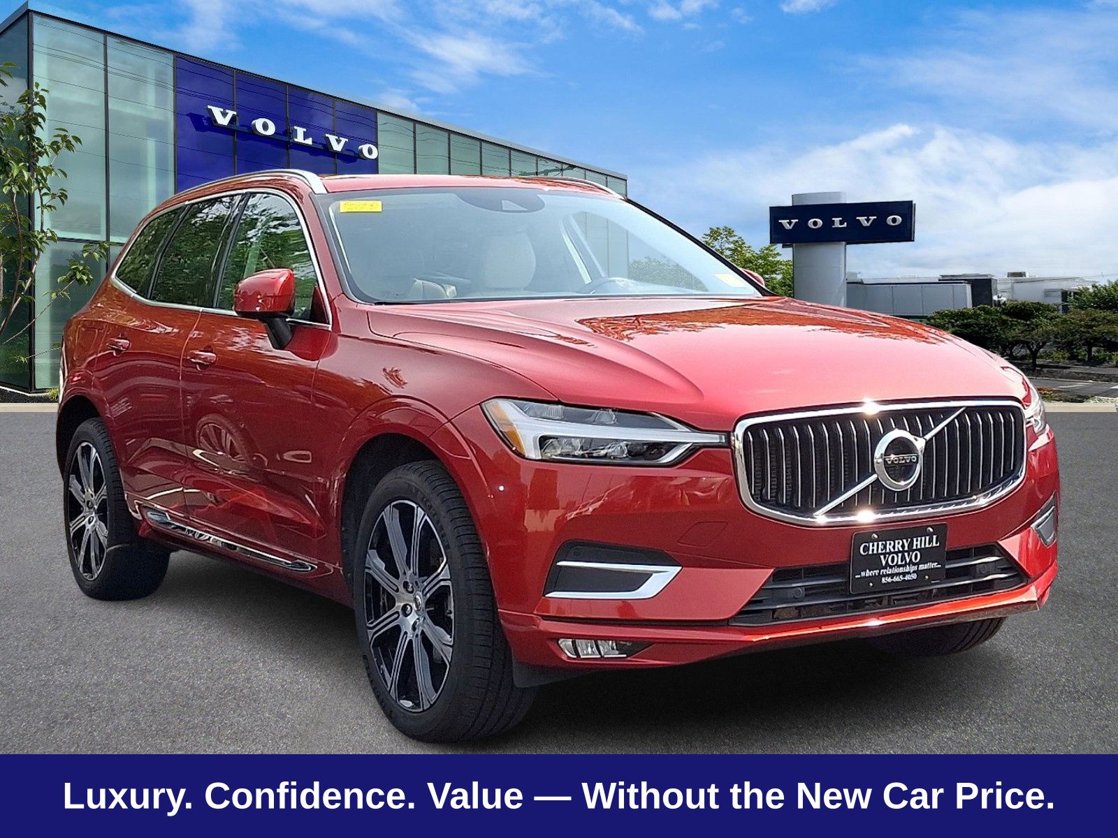 Fusion Red Metallic 2021 Volvo XC60 SUV / Crossover All-Wheel Drive Automatic