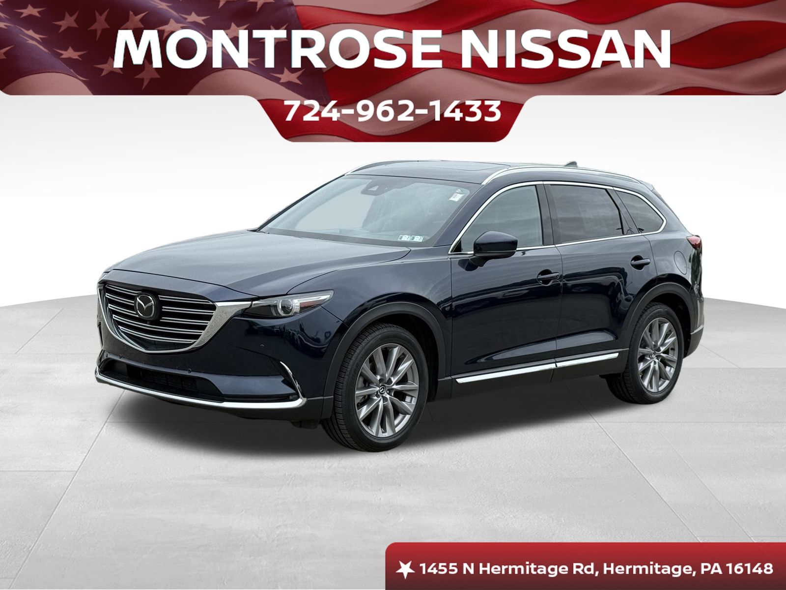 Deep Crystal Blue Mica 2021 Mazda CX-9 SUV / Crossover All-Wheel Drive 6-Speed Automatic
