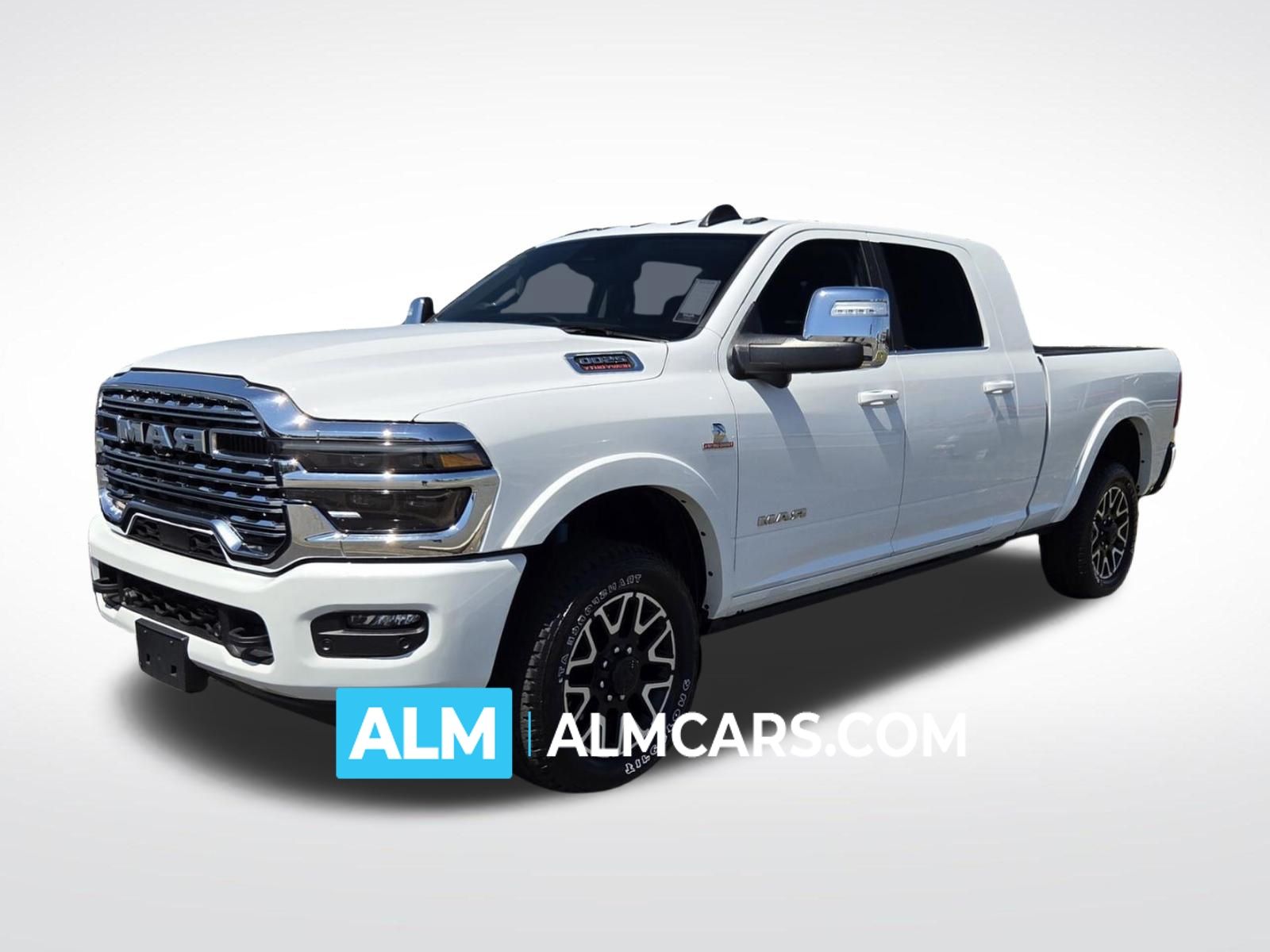 Bright White Clearcoat 2025 RAM 2500 Limited Mega Cab 4WD Pickup Truck Four-Wheel Drive 8-Speed Automatic