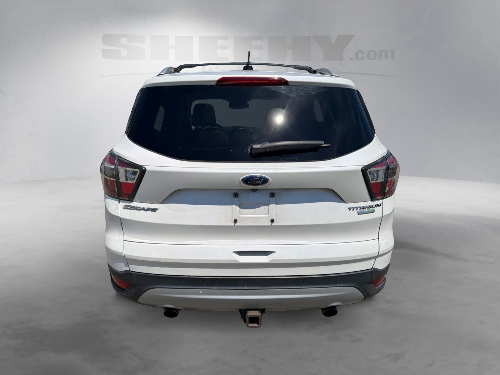 Used 2017 White Platinum Clearcoat Metallic Ford Titanium image 13