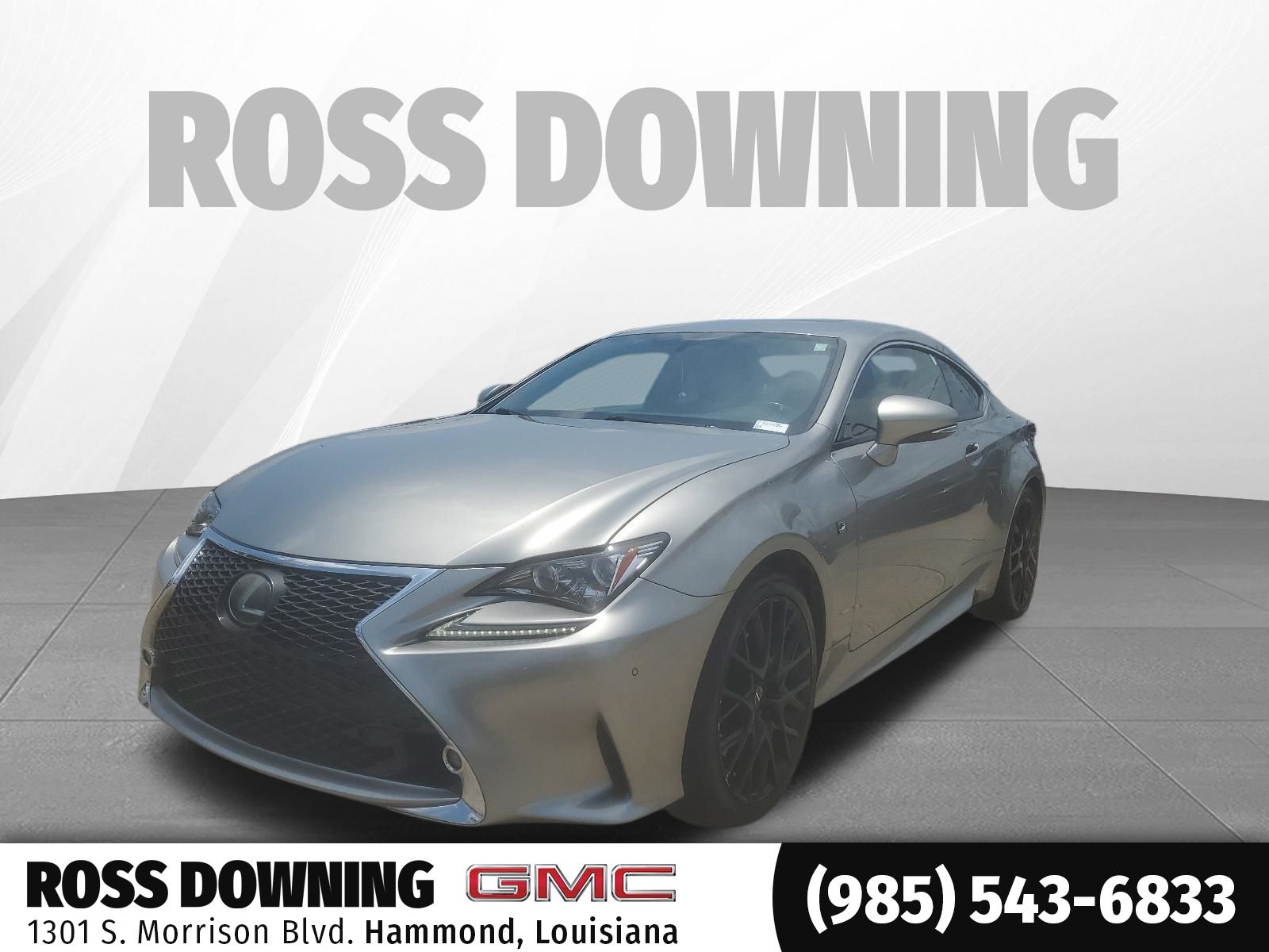 Silver 2017 Lexus RC Coupe Rear-Wheel Drive 8-Speed Dual Clutch