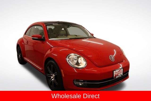 Tornado Red 2014 Volkswagen Beetle Hatchback Front-Wheel Drive 6-Speed Dual Clutch