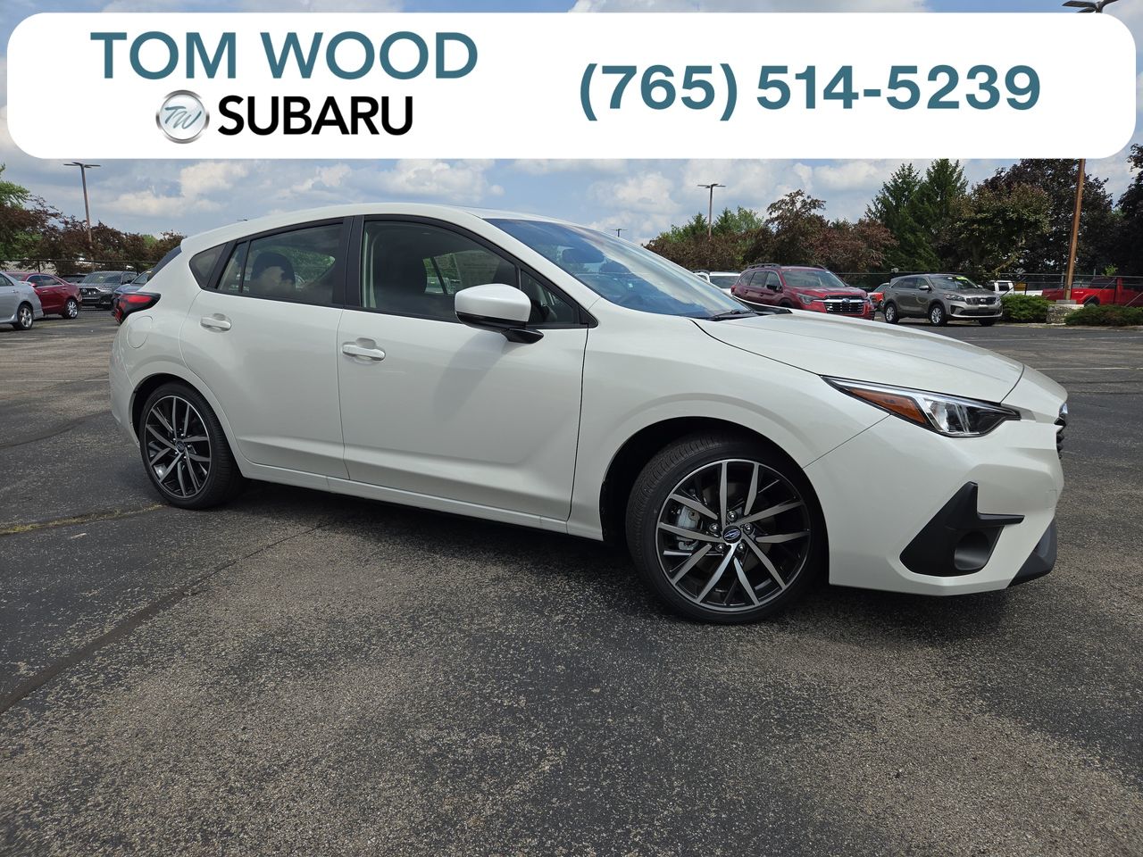 Crystal White Pearl 2026 Subaru Impreza Wagon All-Wheel Drive Continuously Variable Transmission