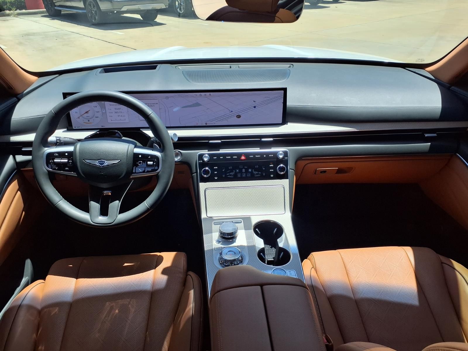 2025 Genesis GV80 3.5T Advanced White at Texan Dodge Chrysler Jeep Ram