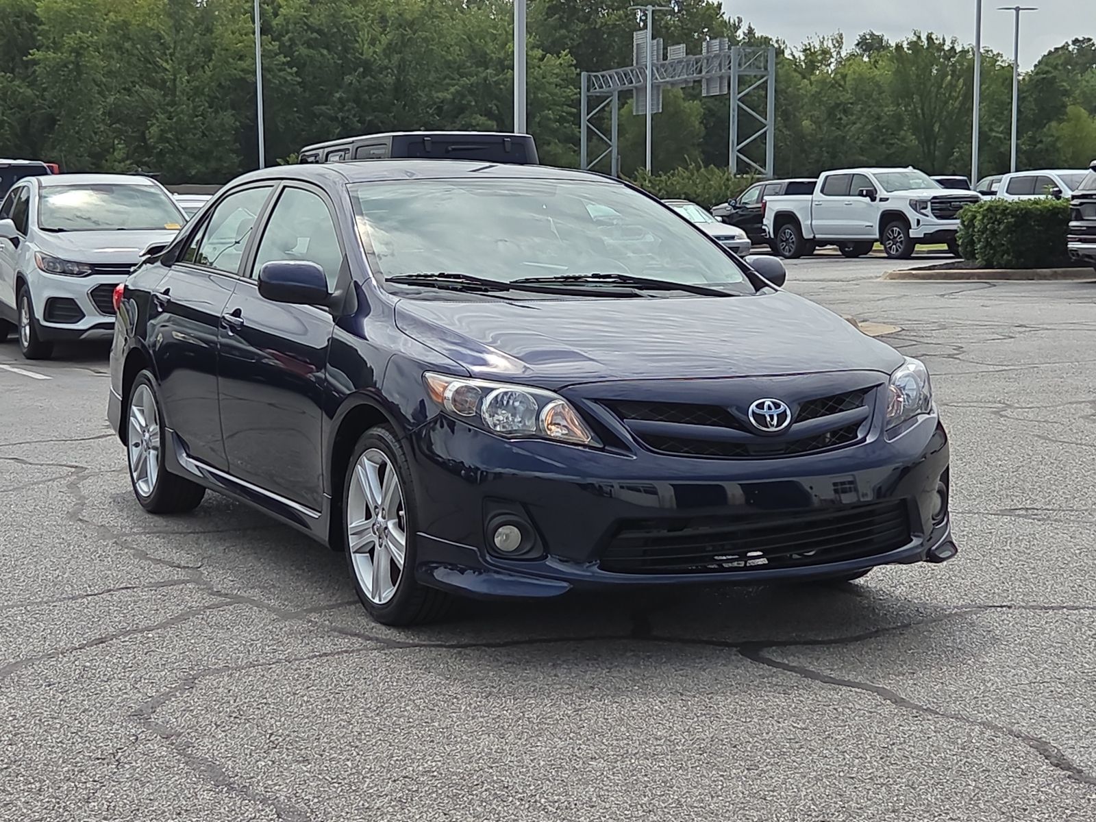 Nautical Blue Metallic 2013 Toyota Corolla Sedan Front-Wheel Drive 4-Speed Automatic