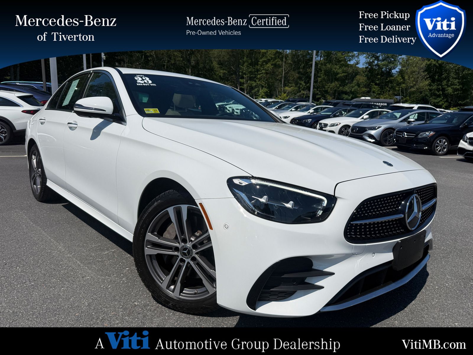Polar White 2023 Mercedes-Benz E-Class Sedan All-Wheel Drive 9-Speed Automatic