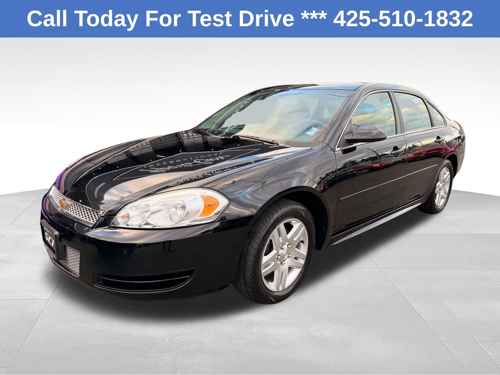 Black 2016 Chevrolet Impala Limited Sedan Front-Wheel Drive 6-Speed Automatic Overdrive