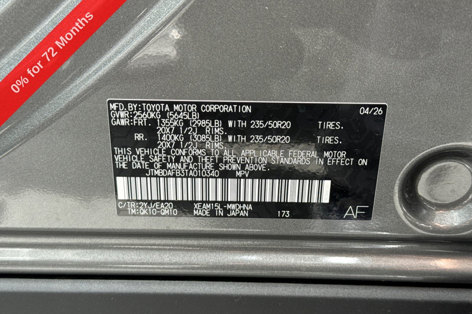 New 2026 Toyota bZ SUV