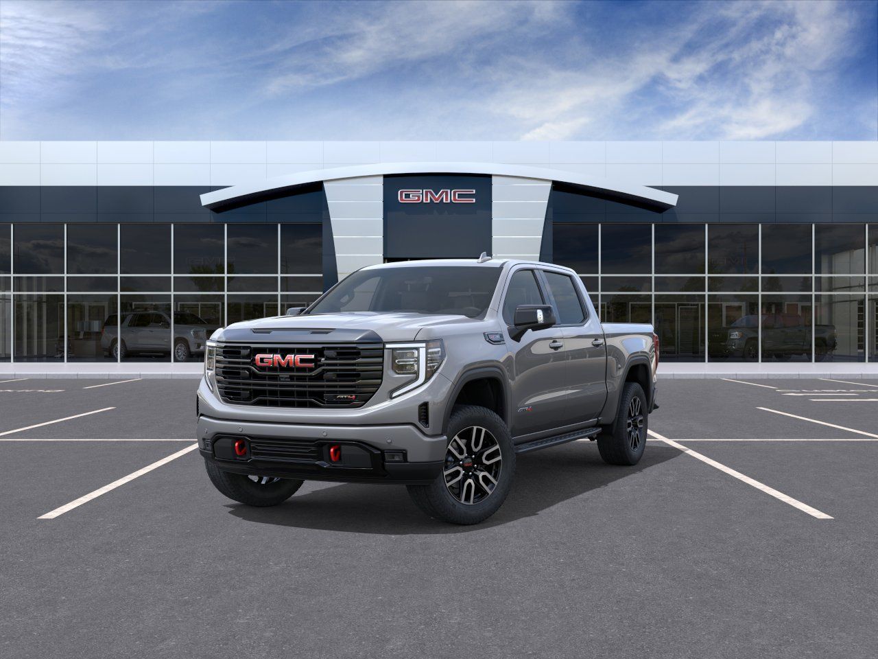 2026 GMC Sierra 1500 AT4 Silver at Ross Downing Buick GMC