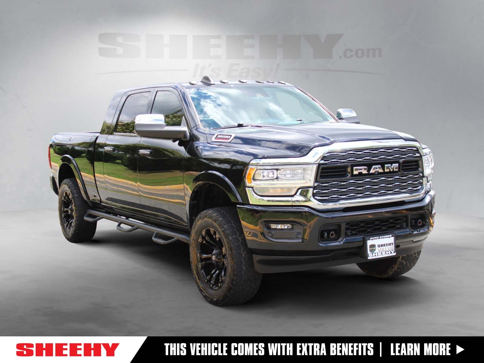 Diamond Black 2019 RAM 3500 Pickup Truck Four-Wheel Drive 6-Speed Automatic