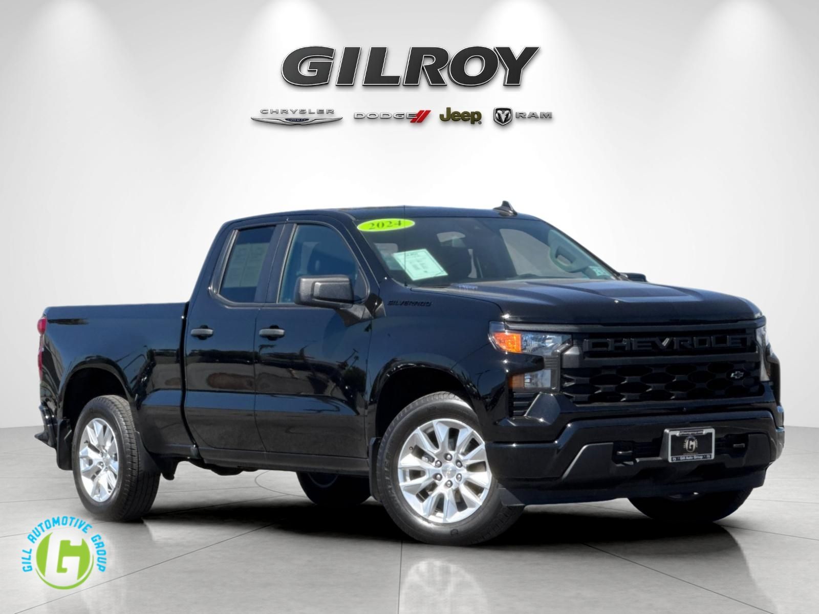 Black 2024 Chevrolet Silverado 1500 Pickup Truck 4X2 8-Speed Automatic