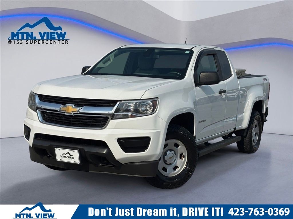 Summit White 2019 Chevrolet Colorado Pickup Truck Four-Wheel Drive 8-Speed Automatic