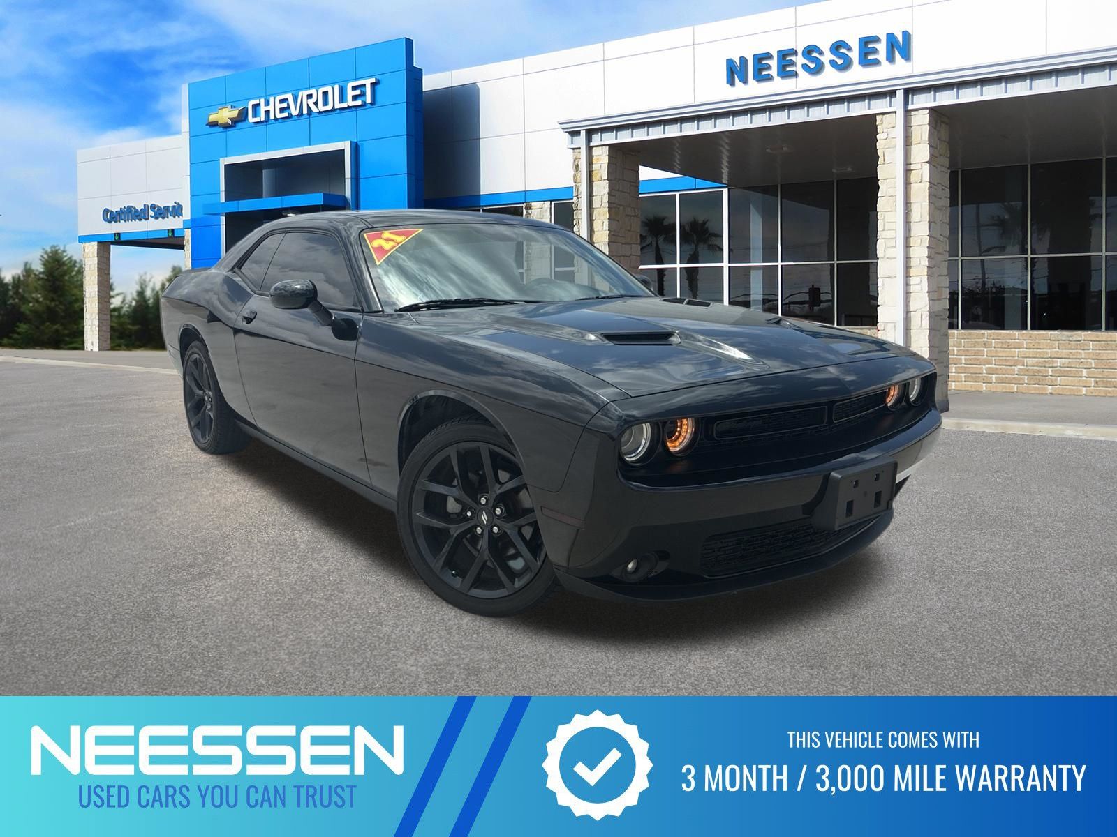 Pitch Black Clearcoat 2021 Dodge Challenger Coupe Rear-Wheel Drive 8-Speed Automatic