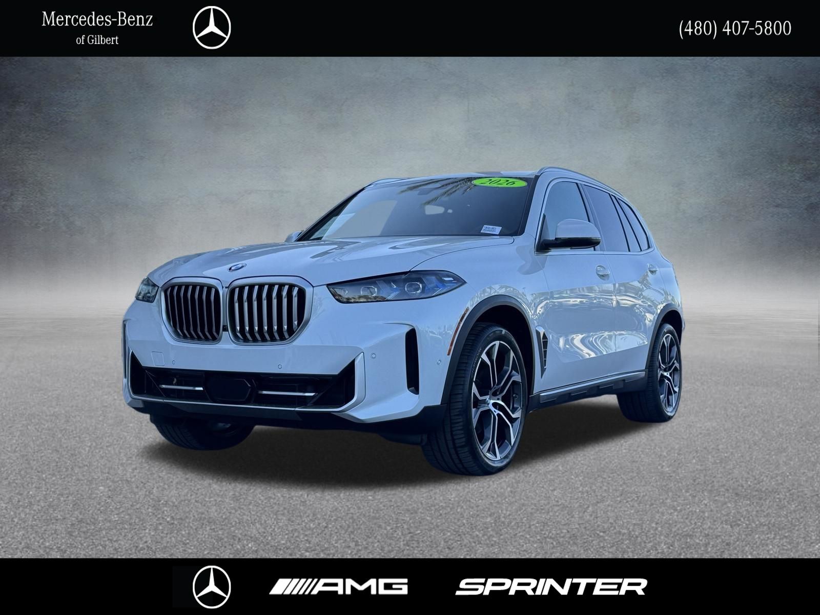 Mineral White Metallic 2026 BMW X5 SUV / Crossover Rear-Wheel Drive 8-Speed Automatic