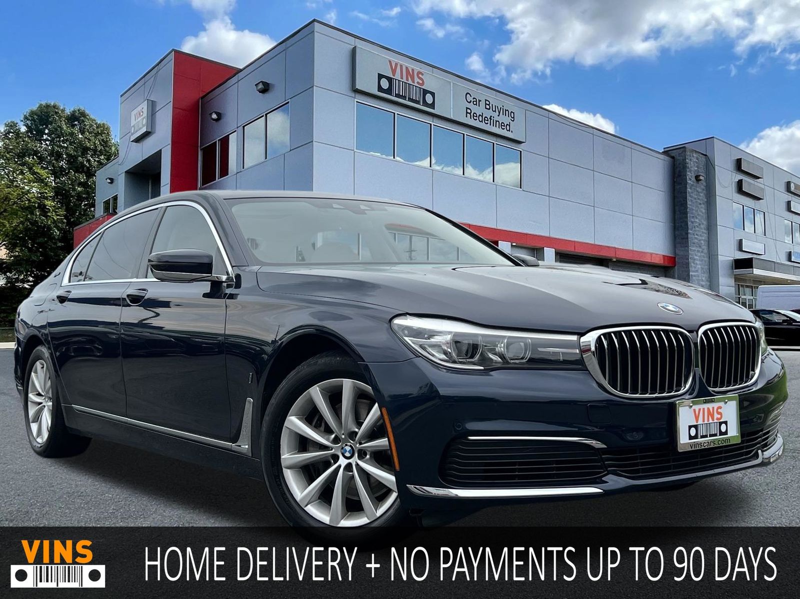 Imperial Blue Metallic 2019 BMW 7 Series Sedan All-Wheel Drive 8-Speed Automatic