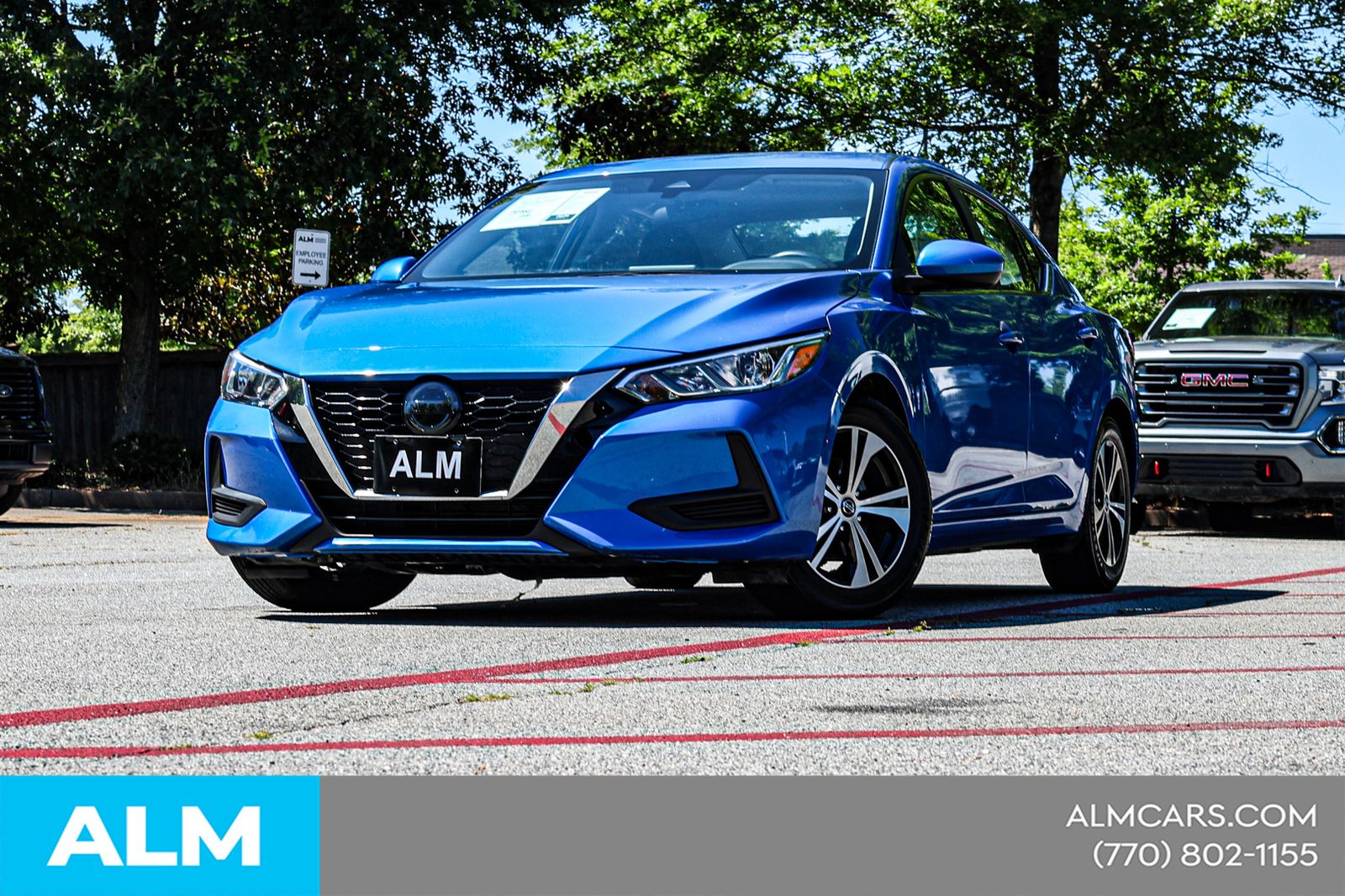 Used 2023 Blue Nissan SV image 3
