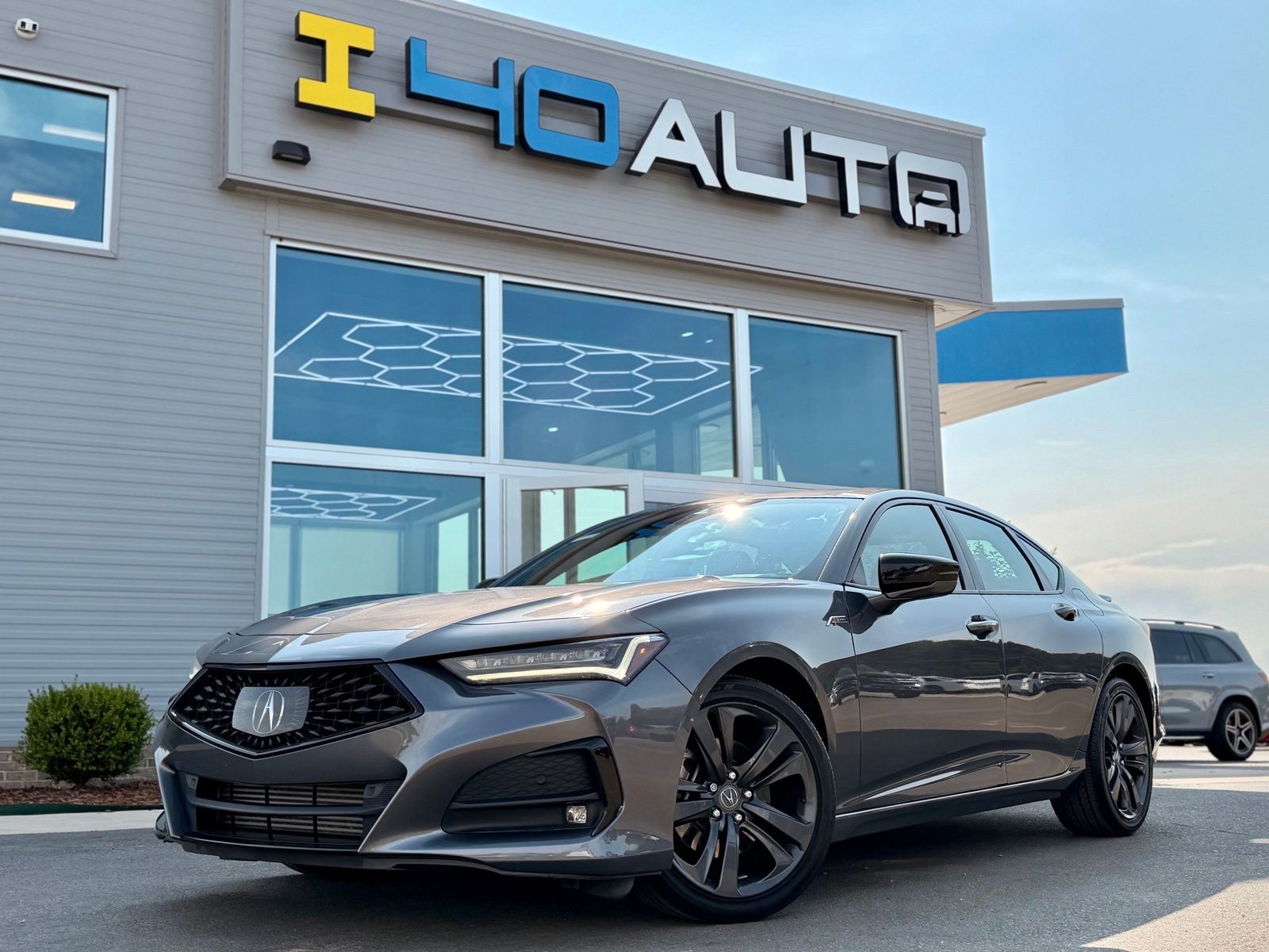 Gray 2022 Acura TLX Sedan Front-Wheel Drive Automatic