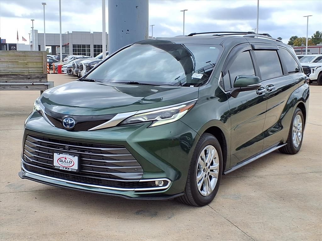 2023 Toyota Sienna Platinum Green at AutoSavvy Houston Southwest