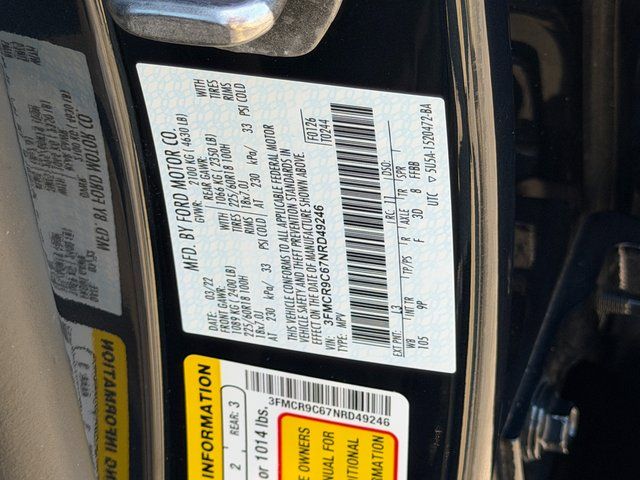 Certified Used 2022 Alto Blue Metallic Tinted Clearcoat Ford Outer Banks image 29