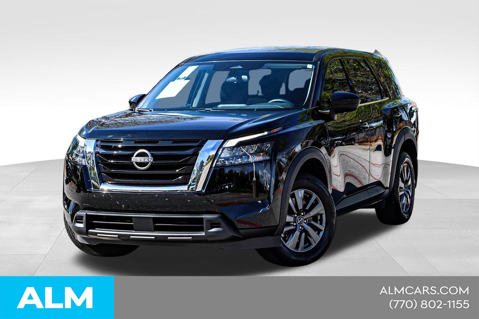 Super Black 2024 Nissan Pathfinder S FWD SUV / Crossover Front-Wheel Drive 9-Speed Automatic