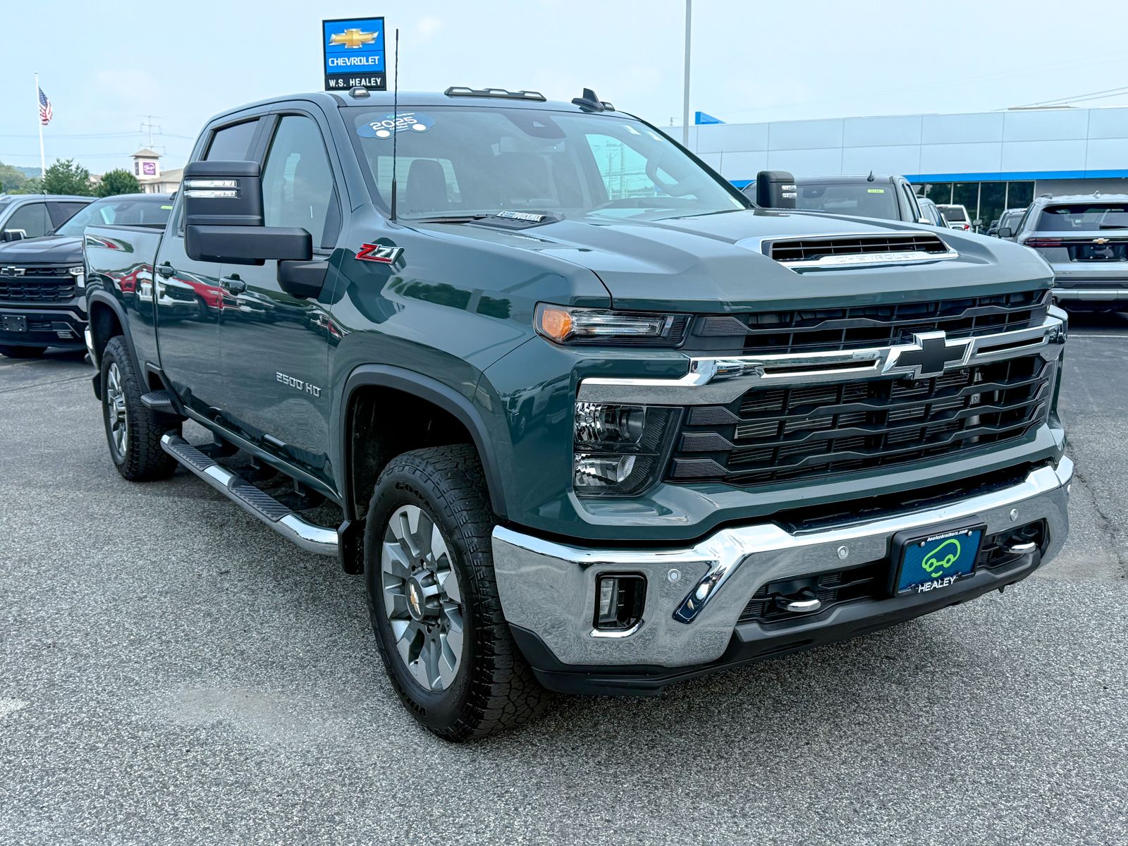 Cypress Gray 2025 Chevrolet Silverado 2500HD Pickup Truck Four-Wheel Drive Automatic