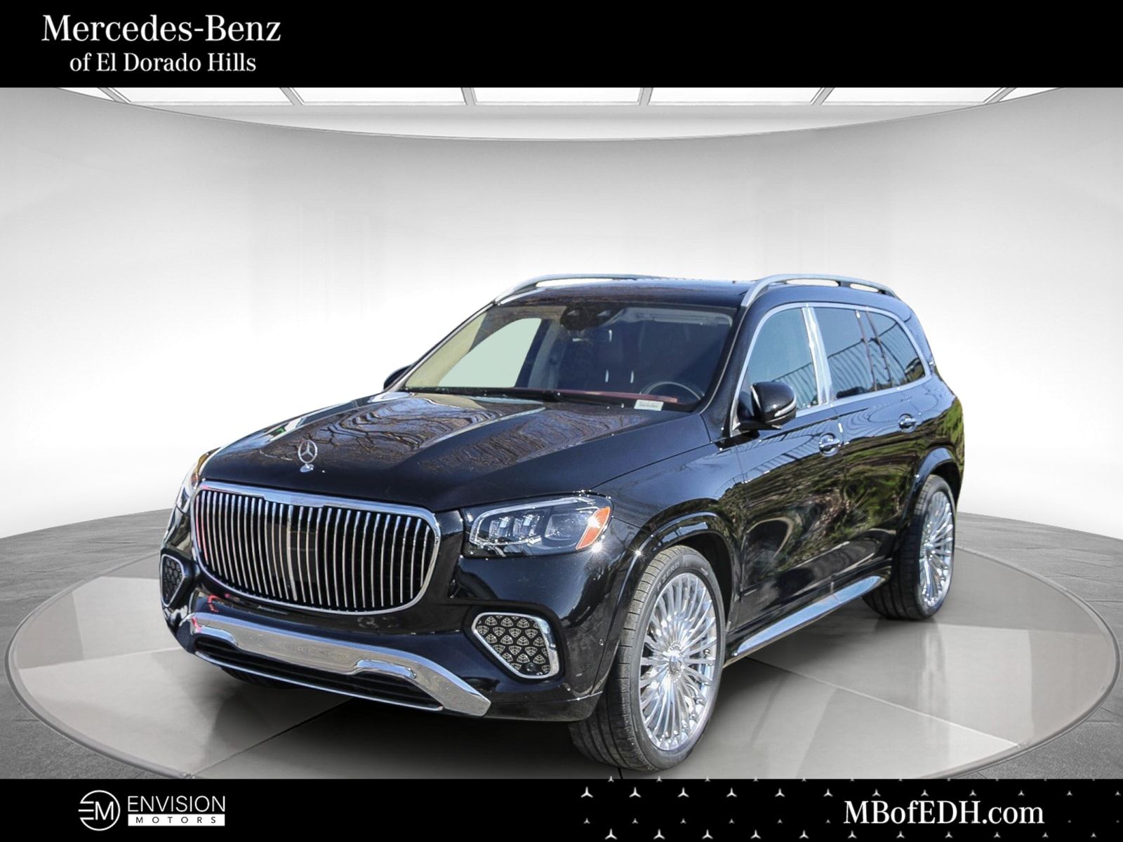 Obsidian Black Metallic 2024 Mercedes-Benz GLS 600 Mercedes-Maybach 4MATIC SUV / Crossover All-Wheel Drive 9-Speed Automatic