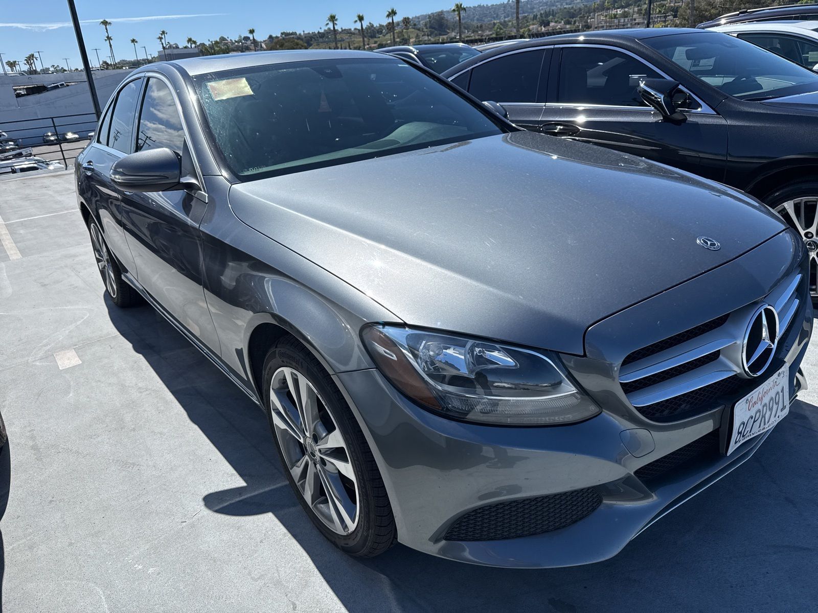 Selenite Gray Metallic 2018 Mercedes-Benz C-Class C 300 Sedan 4MATIC Sedan All-Wheel Drive 9-Speed Automatic