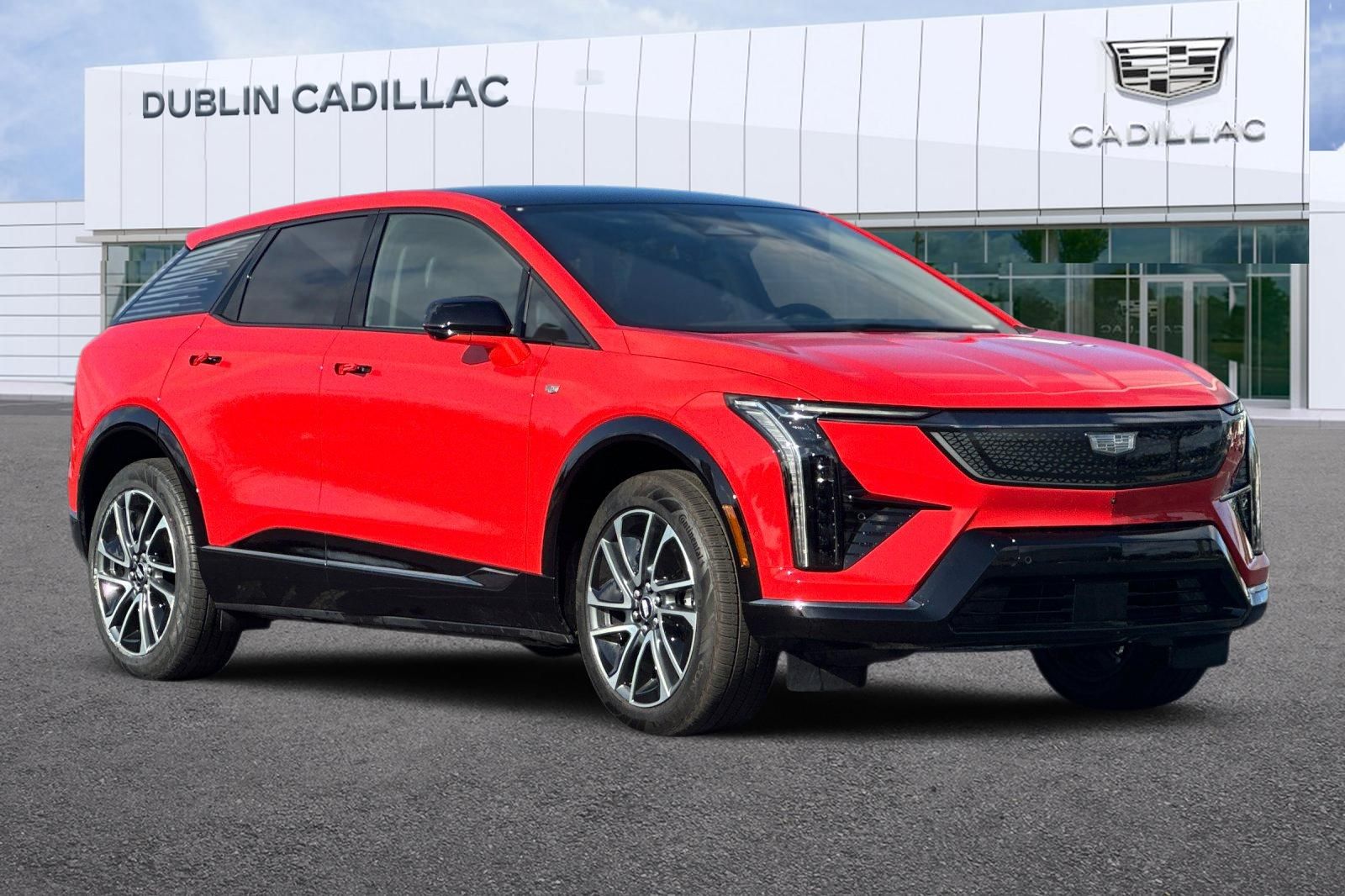 Monarch Orange 2025 Cadillac OPTIQ SUV / Crossover All-Wheel Drive 1-Speed Automatic