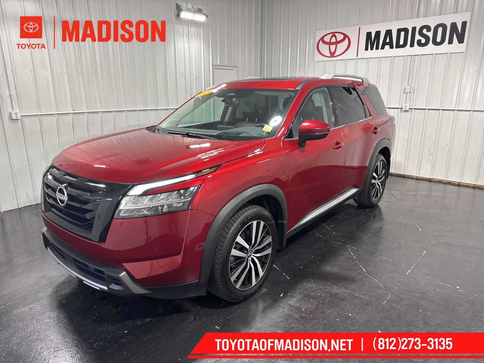 Red (Scarlet Ember) 2024 Nissan Pathfinder SUV / Crossover All-Wheel Drive 9-Speed Automatic