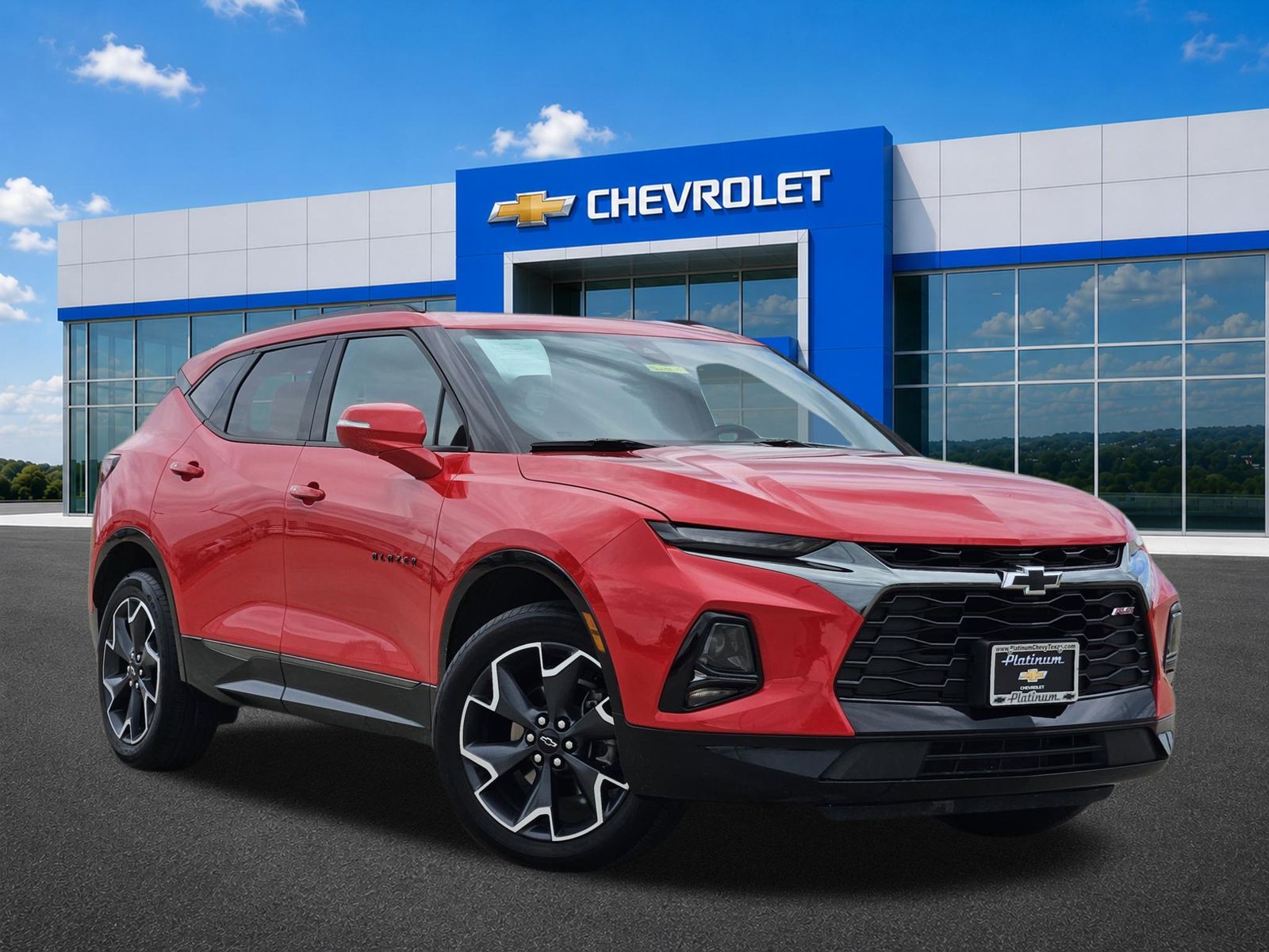 Red Hot 2022 Chevrolet Blazer SUV / Crossover Front-Wheel Drive 9-Speed Automatic Overdrive