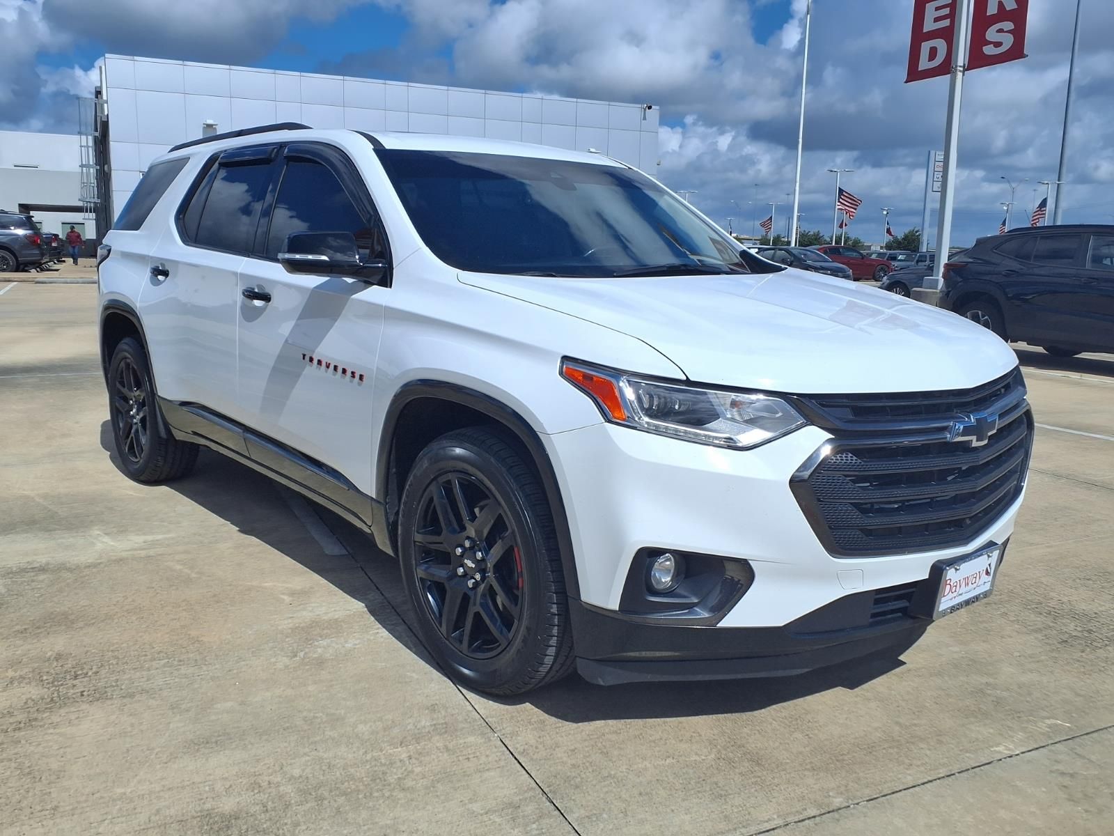 2019 Chevrolet Traverse Premier White at DeMontrond Gulf Freeway