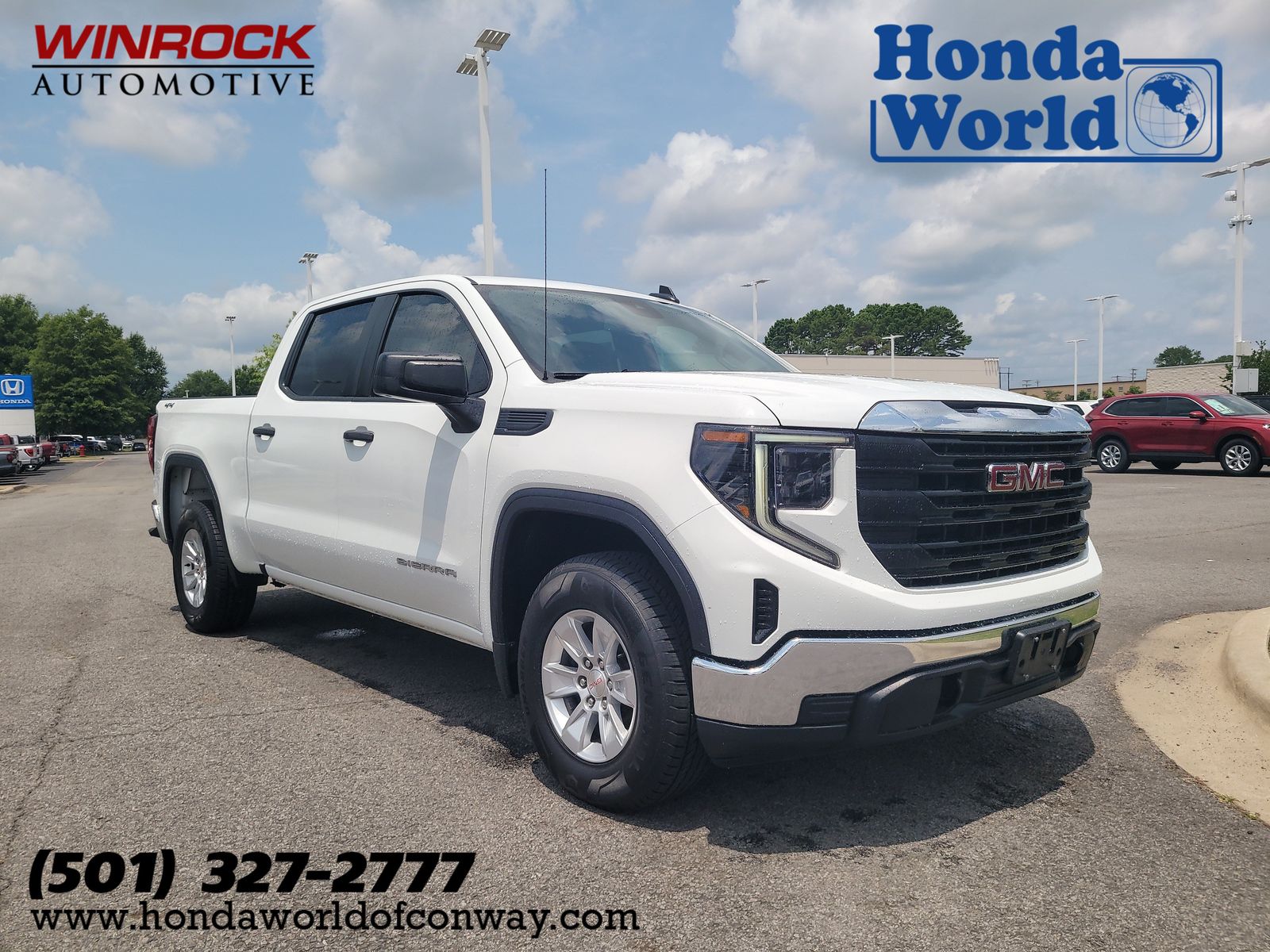 Summit White 2024 GMC Sierra 1500 Pickup Truck Four-Wheel Drive Automatic